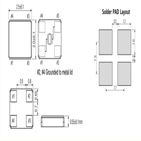 6G微处理器时钟晶振,SX-22-10-30HZ-50.000MHz-9pF,SHINSUNG无源晶振