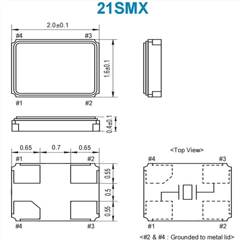 SMI进口晶体/21SMX低损耗晶振/21M360-8/6G网络设备晶振