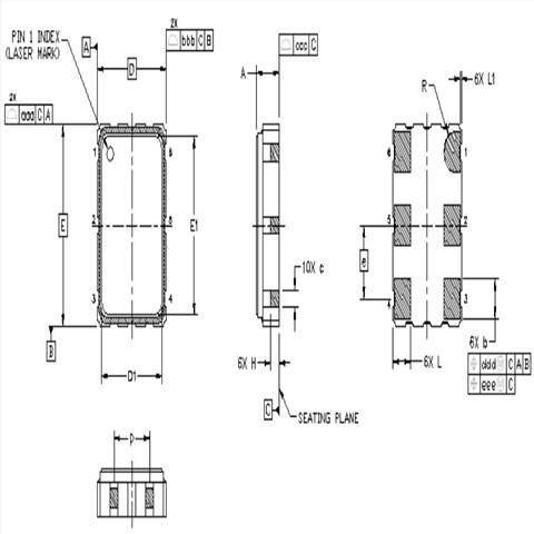 Si590高品质振荡器\Skyworks行车记录仪晶振\590BA350M000DGR