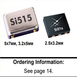 Si515按摩仪晶振,515ACA250M000BAGR,SkyworksLVPECL晶振