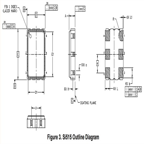 515ACB240M000AAGR,Si515可视化智能家居晶振,思佳讯OSC振荡器