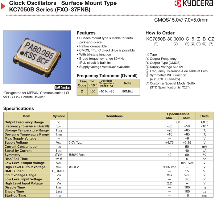 KC7050B