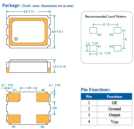 HX321 3225 CMOS