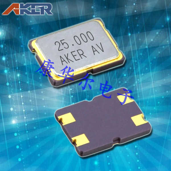 AKER晶振,贴片晶振,CXAN-751晶振,金属面封装四脚晶振